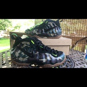 NIKE FOAMPOSITE PRO LE CAMO GREEN